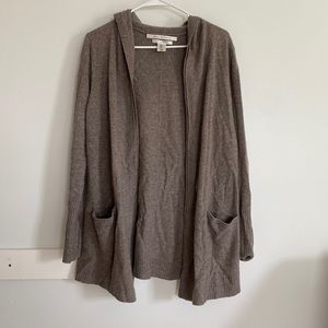 max studio 2 ply cashmere hooded sweater